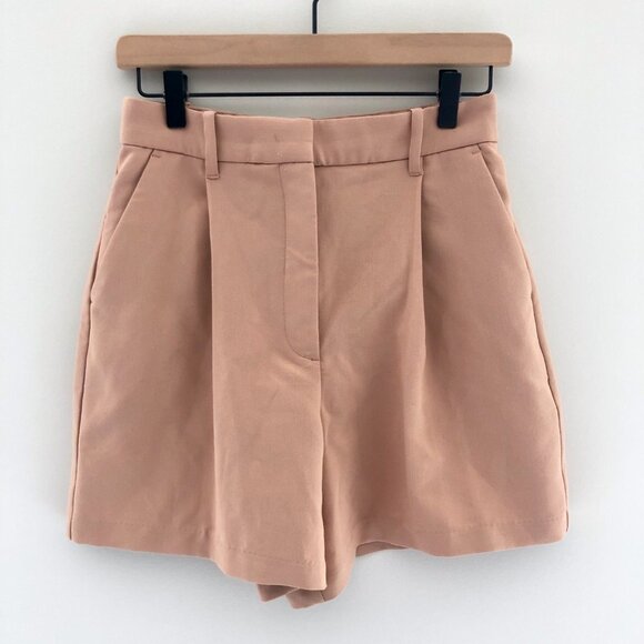 Abercrombie & Fitch Pants - Abercrombie Ultra High Rise Tailored Pleated Shorts